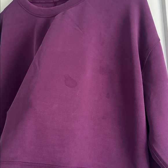 NWT CRZ Yoga SoftAura Pullover Crewneck Sweatshirt Sold Out - Picture 7 of 10